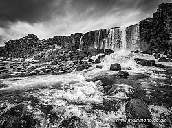 Oxararfoss Waterfall, Iceland