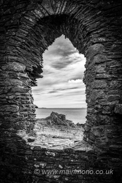 Window of St Ninian's Chapel, Isle of Whithorn