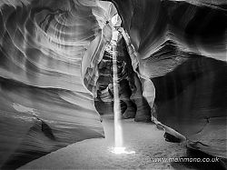 Sunbeam in Upper Antelope Canyon, Arizona